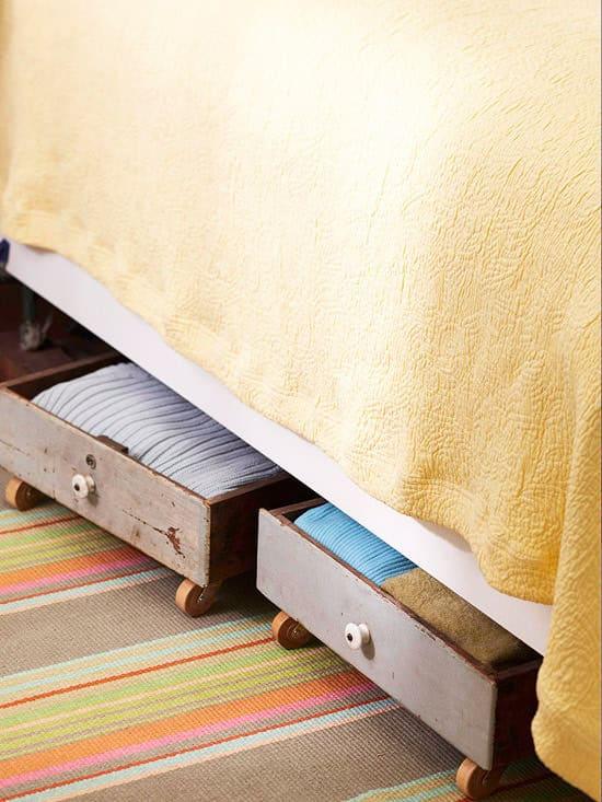 Schubladen unter Bett Aufbewahrung