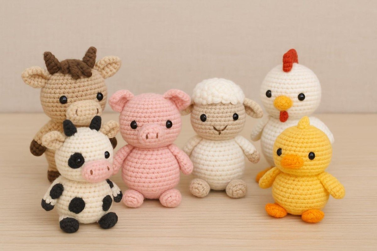 Amigurumi Bauernhoftiere