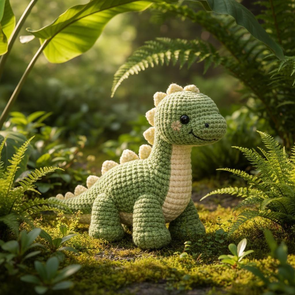 Amigurumi Dinosaurier