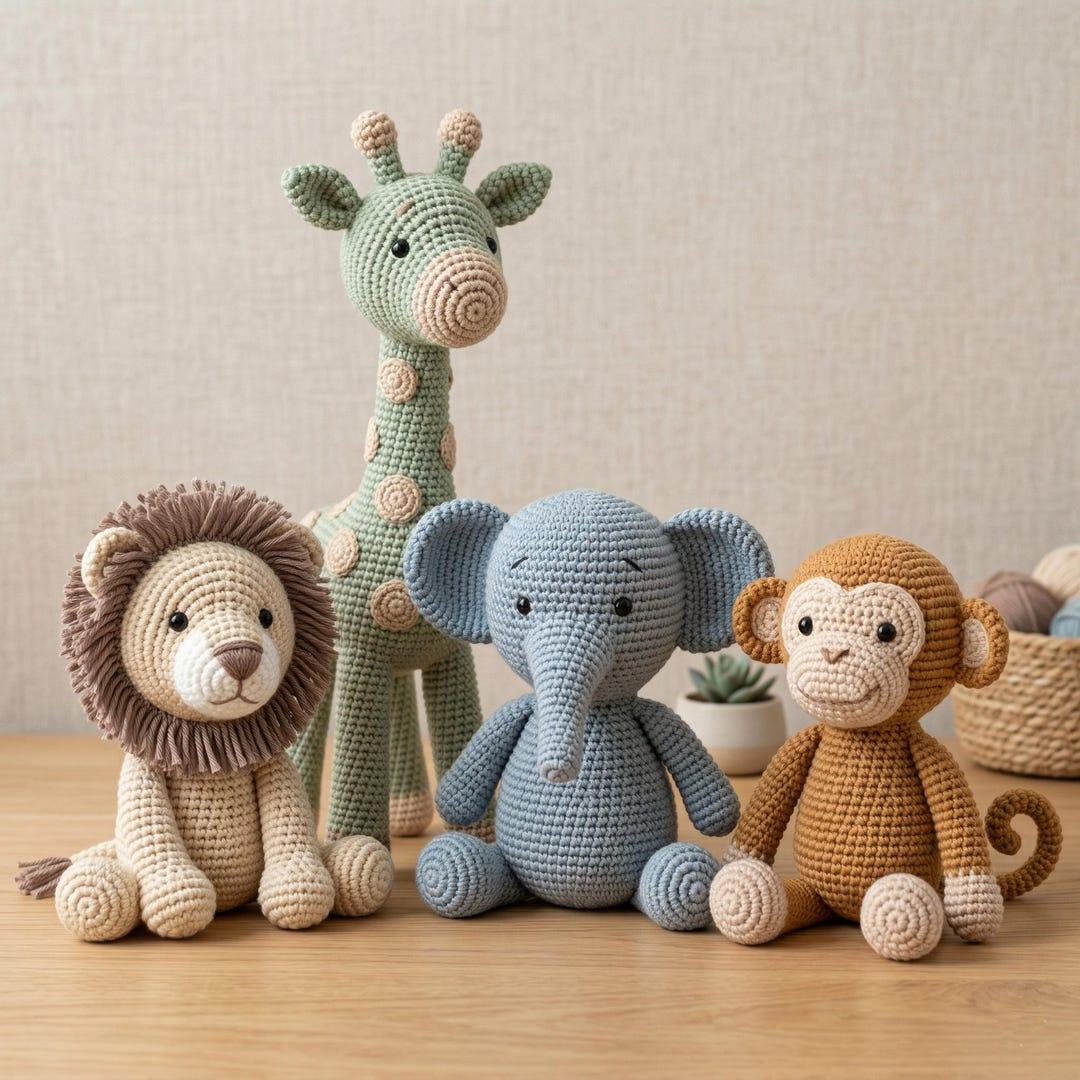 Amigurumi Dschungeltiere