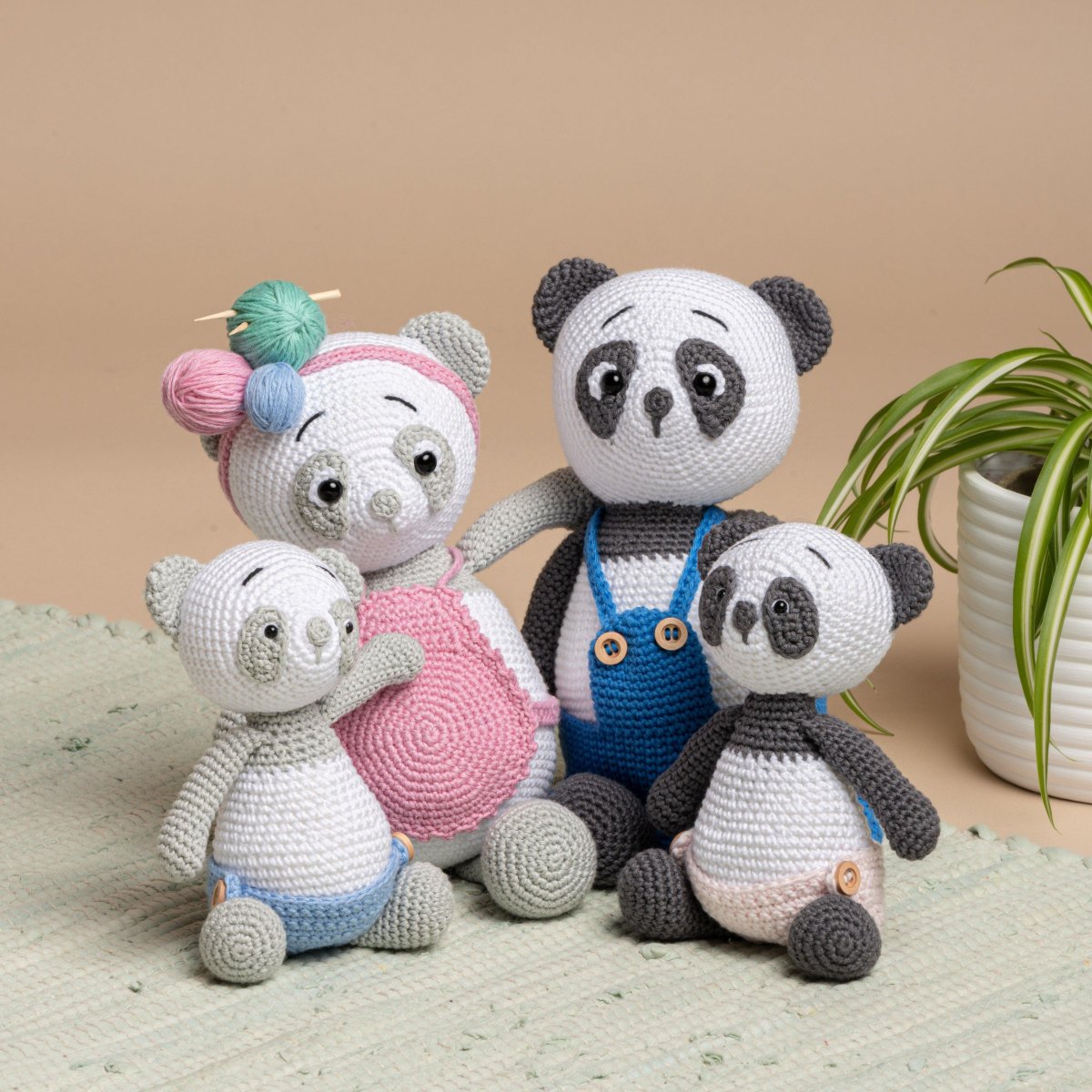 Amigurumi Tierfamilie Sammlung