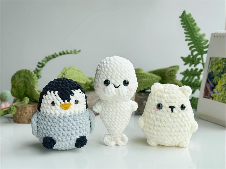 Amigurumi Wintertiere Kuschelfiguren