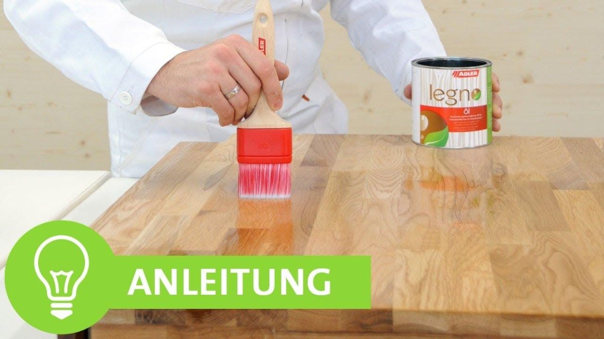 Holz ölen Schritt Anleitung