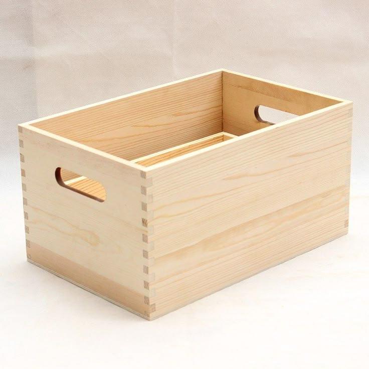 DIY Holz Aufbewahrungsbox