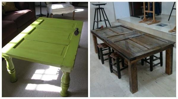 Alter Tür Tisch Upcycling
