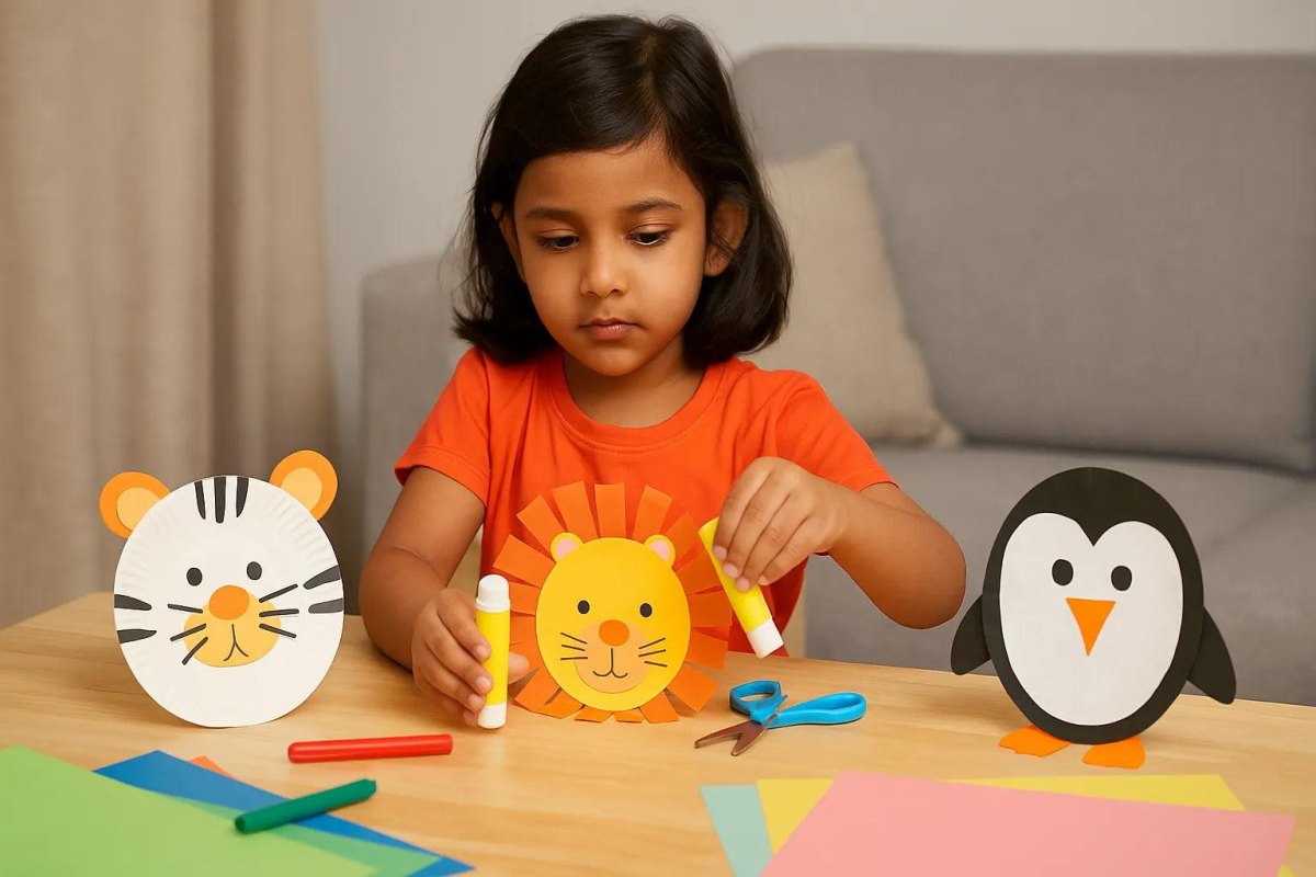 Basteln mit Kindern einfache Ideen für kreative Stunden