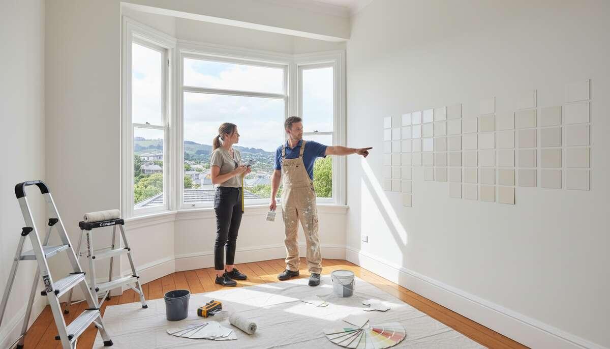 Deckenfarbe für Renovierung auswählen