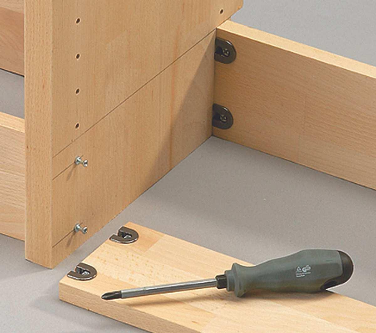 Holzverbindungen für Regalbau