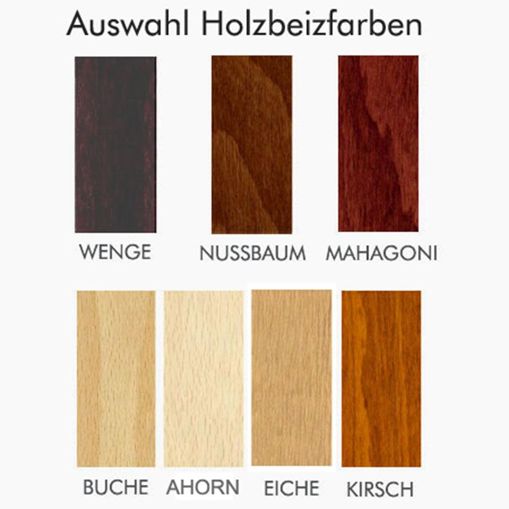 Dunkle Holzbeize Farbvergleich