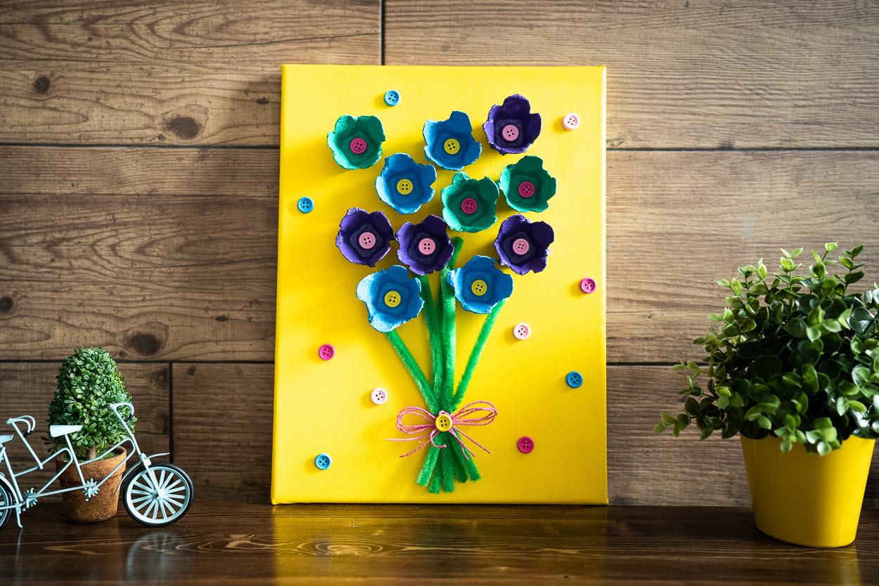 Eierkarton Deko Ideen für kreative Upcycling-Projekte