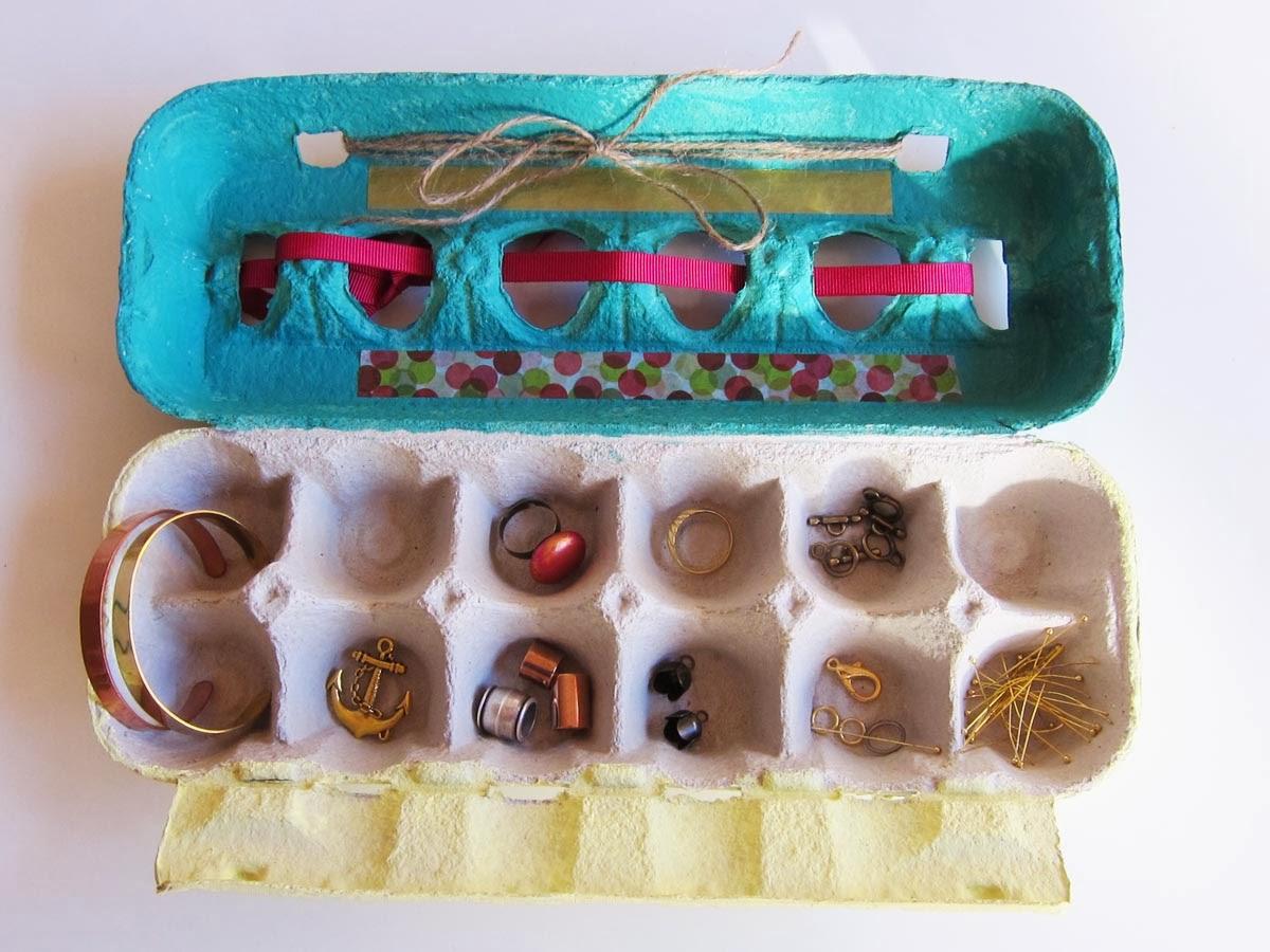 Eierkarton Schale für Schmuck