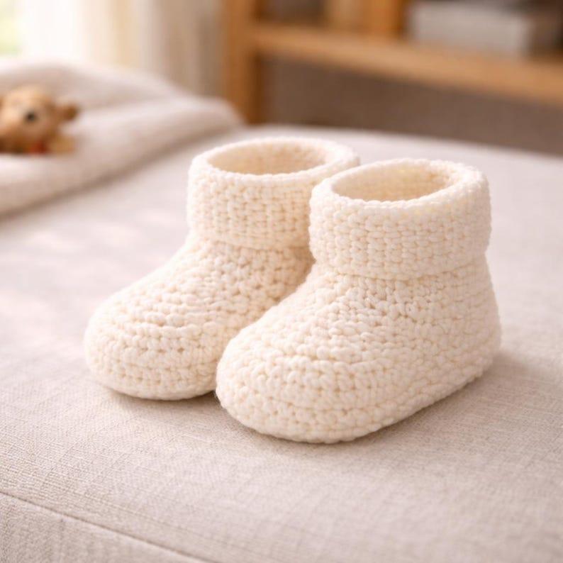 Babyschuhe häkeln einfach – 8 süße Ideen mit Schritt-für-Schritt-Anleitungen