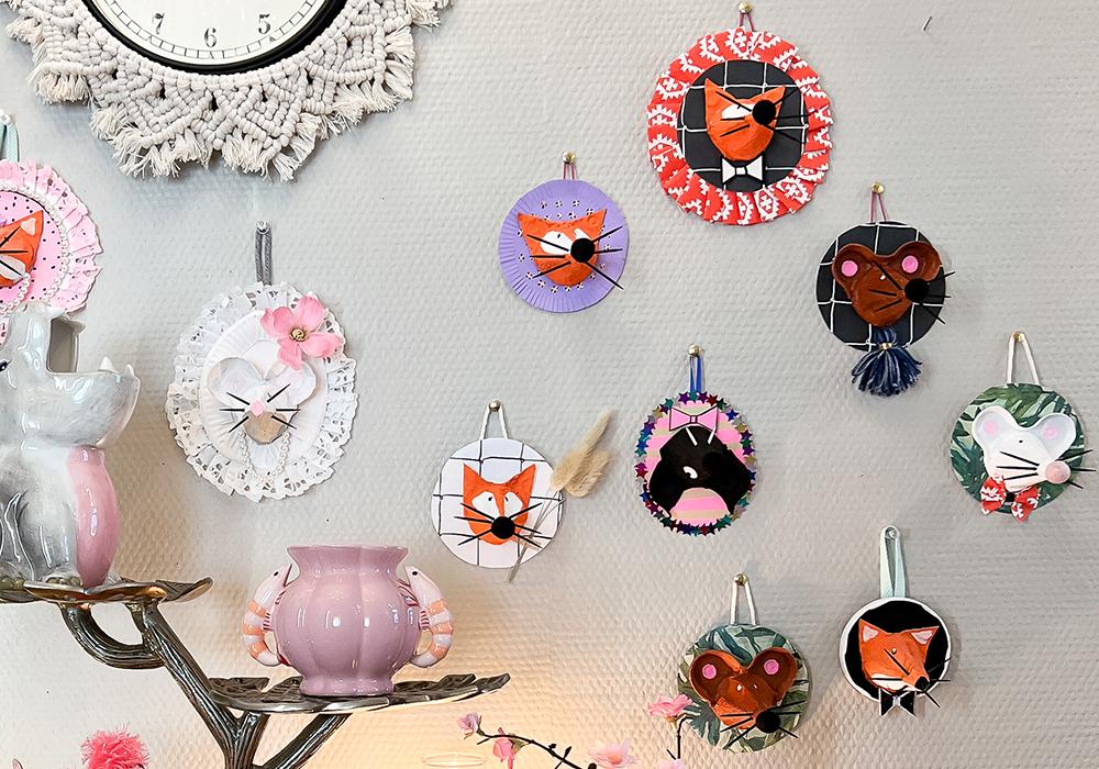 Eierkarton Figuren Kinderzimmer