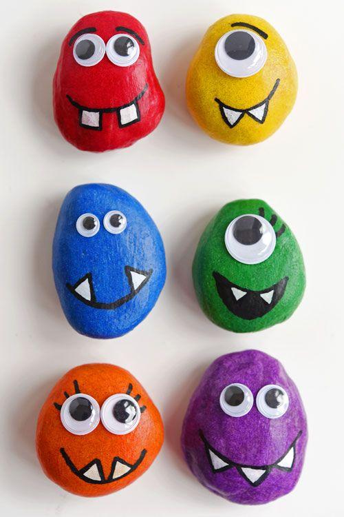 Salzteig Monster Figuren Kinder