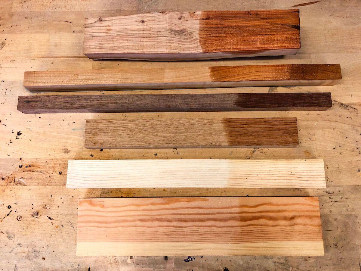 Holzfarben nach Ölbehandlung