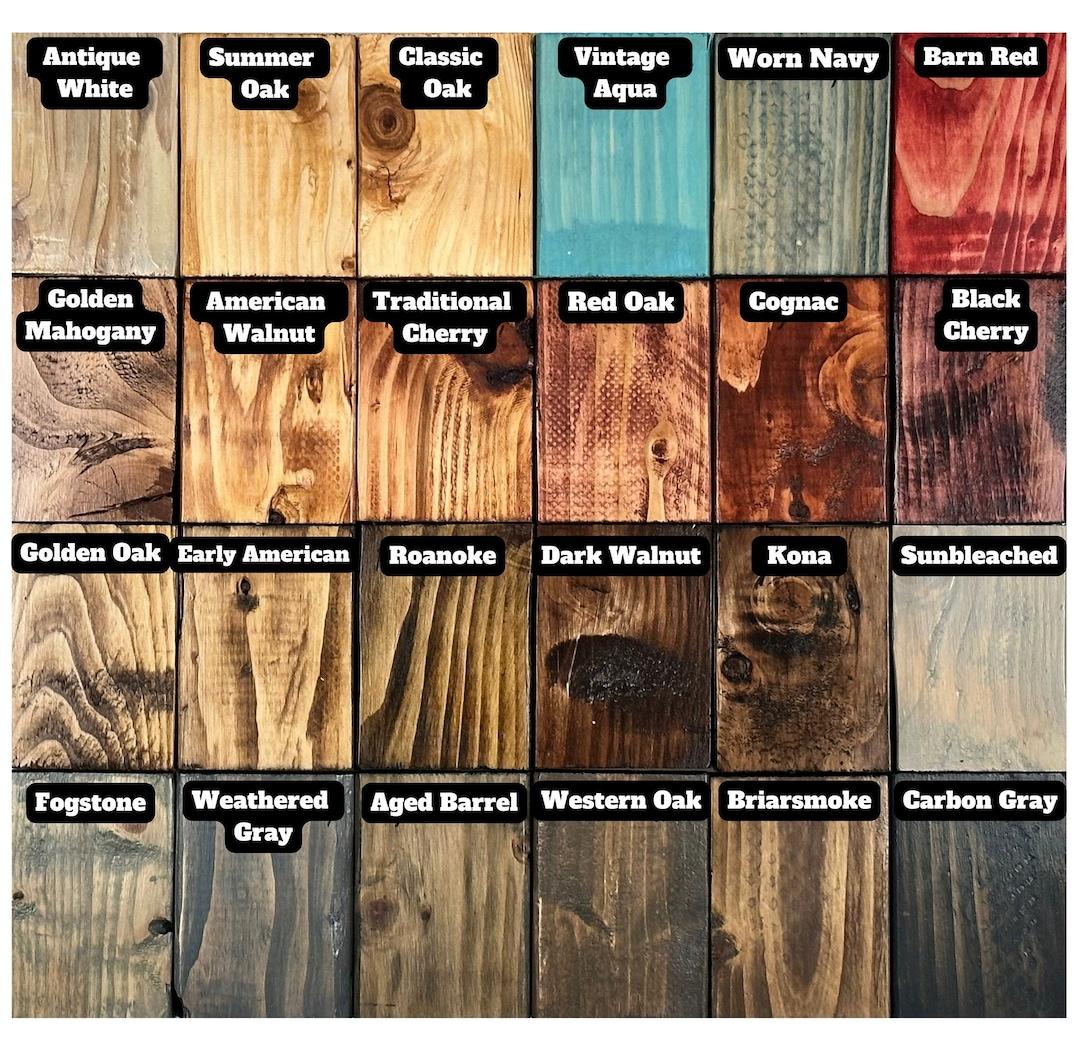 Gebeiztes Holz im Innenraum