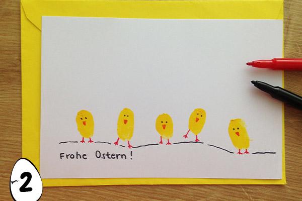 Fingerabdruck Ostern Bilder Kinder