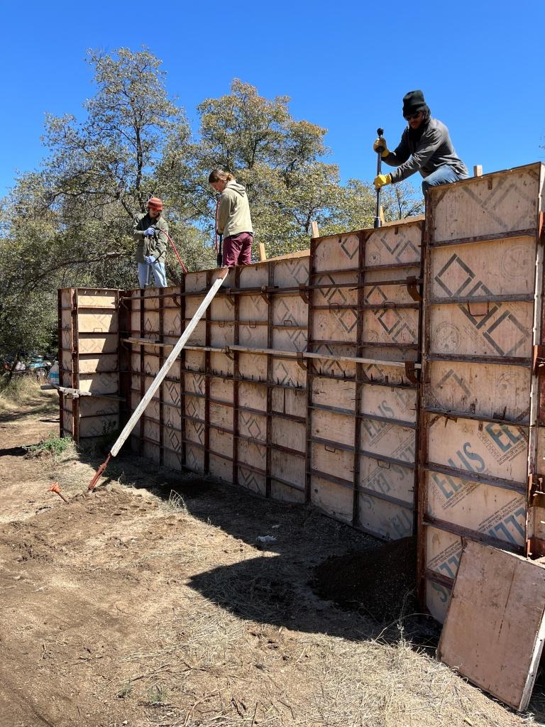 Große Betonschalung Projekt