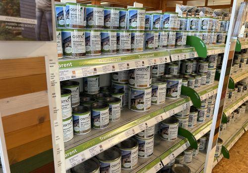 Holzöl Auswahl im Fachhandel