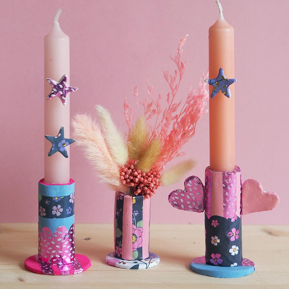 DIY Kerzenhalter Geschenk