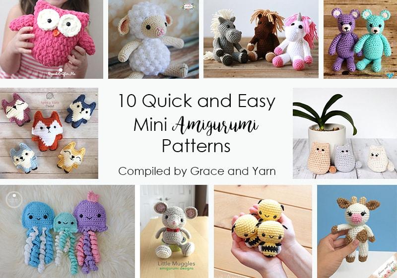 Kleine Amigurumi Figuren einfach gehäkelt