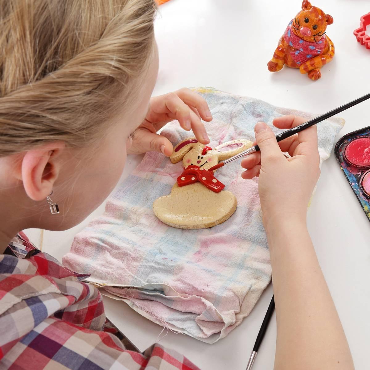 Salzteig Osterfiguren Kinder