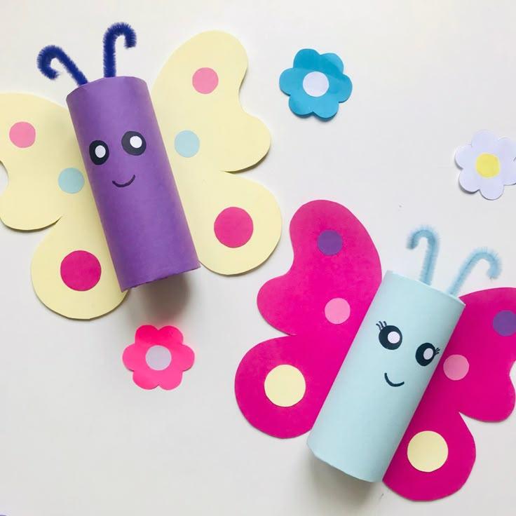 Klorollen Deko Ideen für kreative Upcycling-Projekte