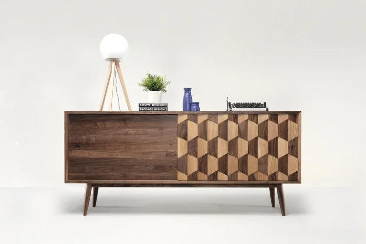Kombiniertes Holzfinish Möbel Design