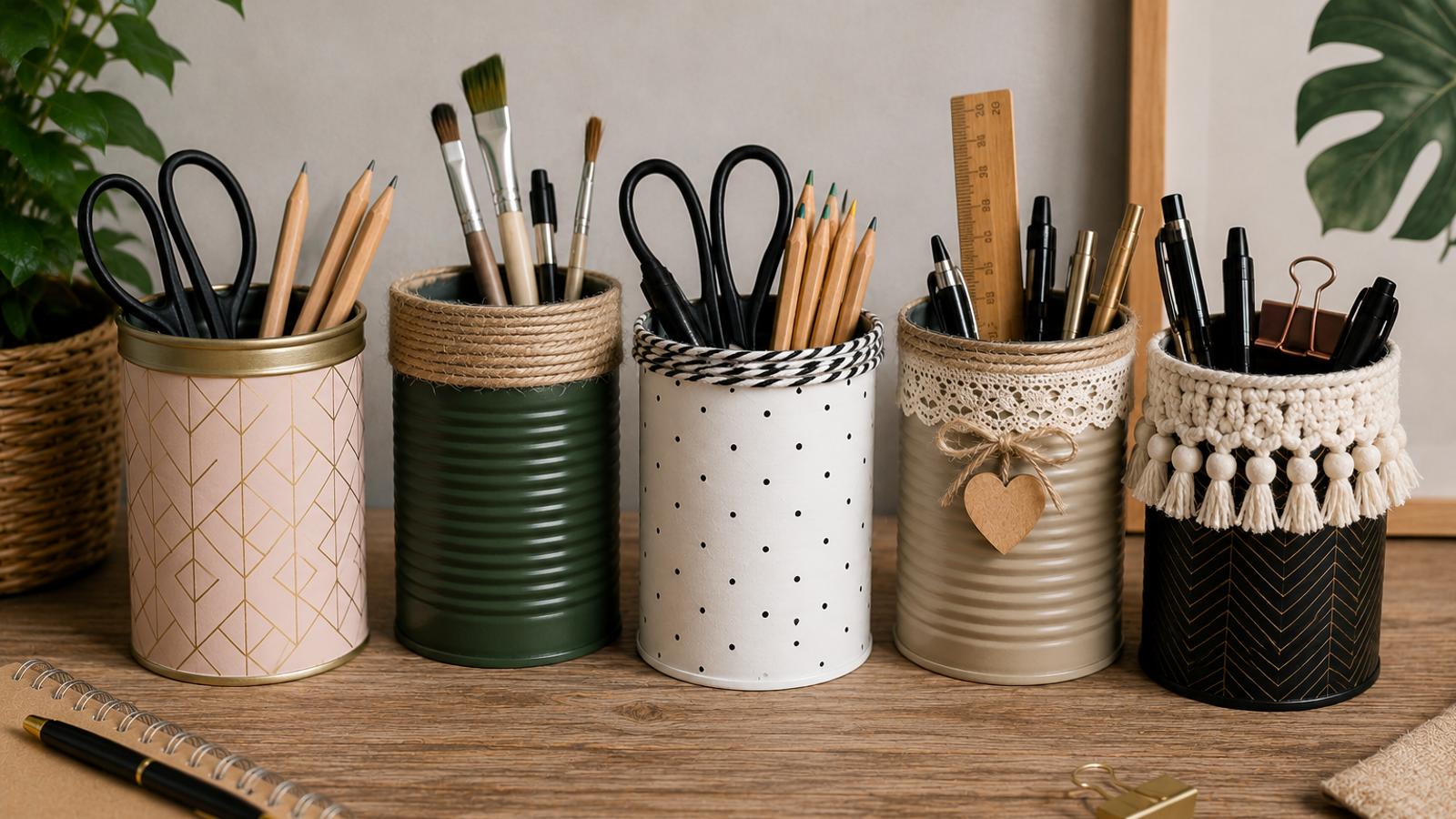Dekorative Aufbewahrungsdosen Upcycling