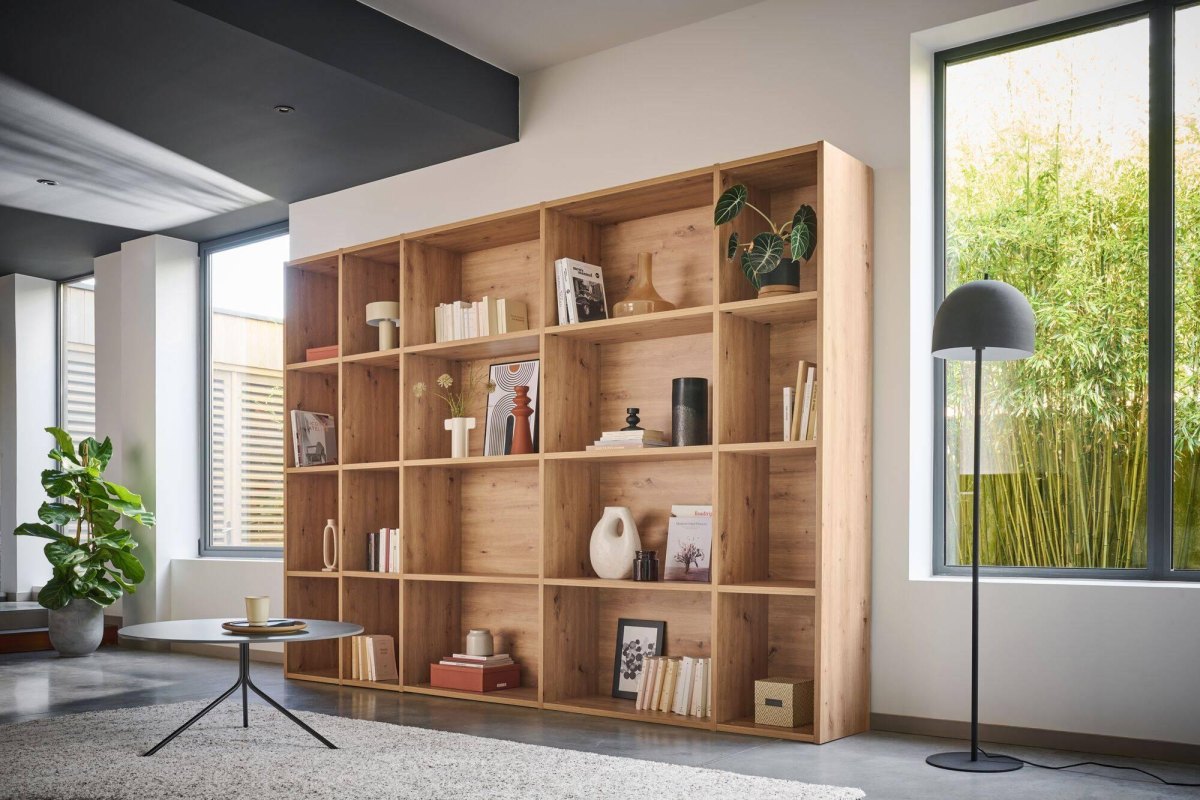 Kreatives individuelles Holzregal Design