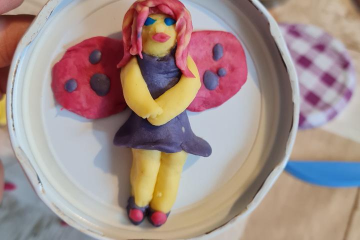 Salzteig Figuren Rollenspiele Kinder