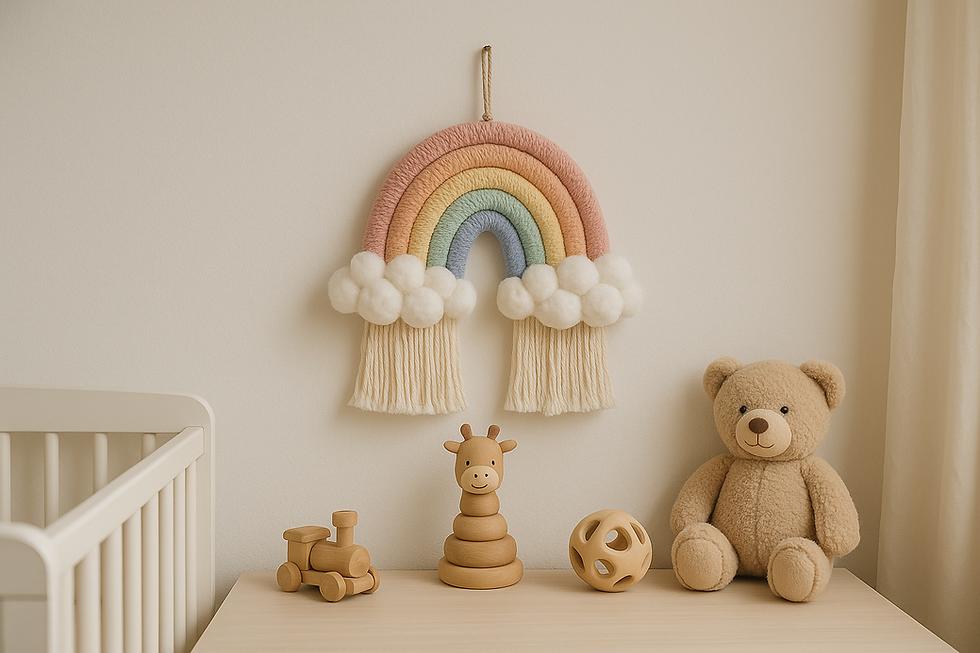 Makramee Kinderzimmer Dekoration