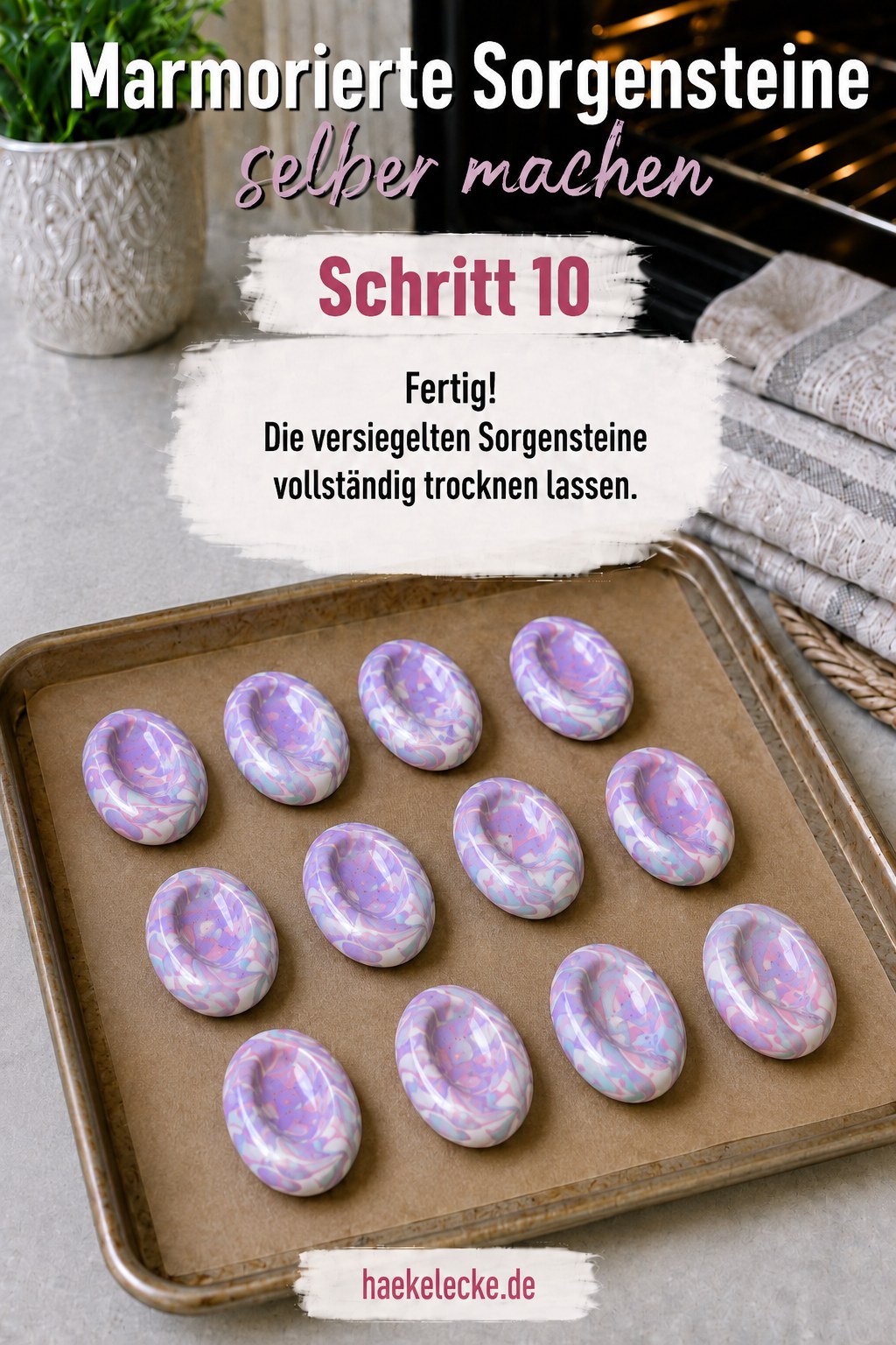 Marmorierte Sorgensteine Selber Machen
