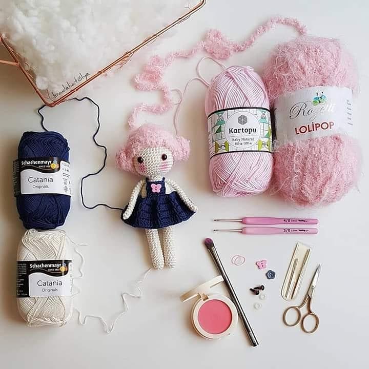 Amigurumi Baby Puppe häkeln mit einfachen Schritten