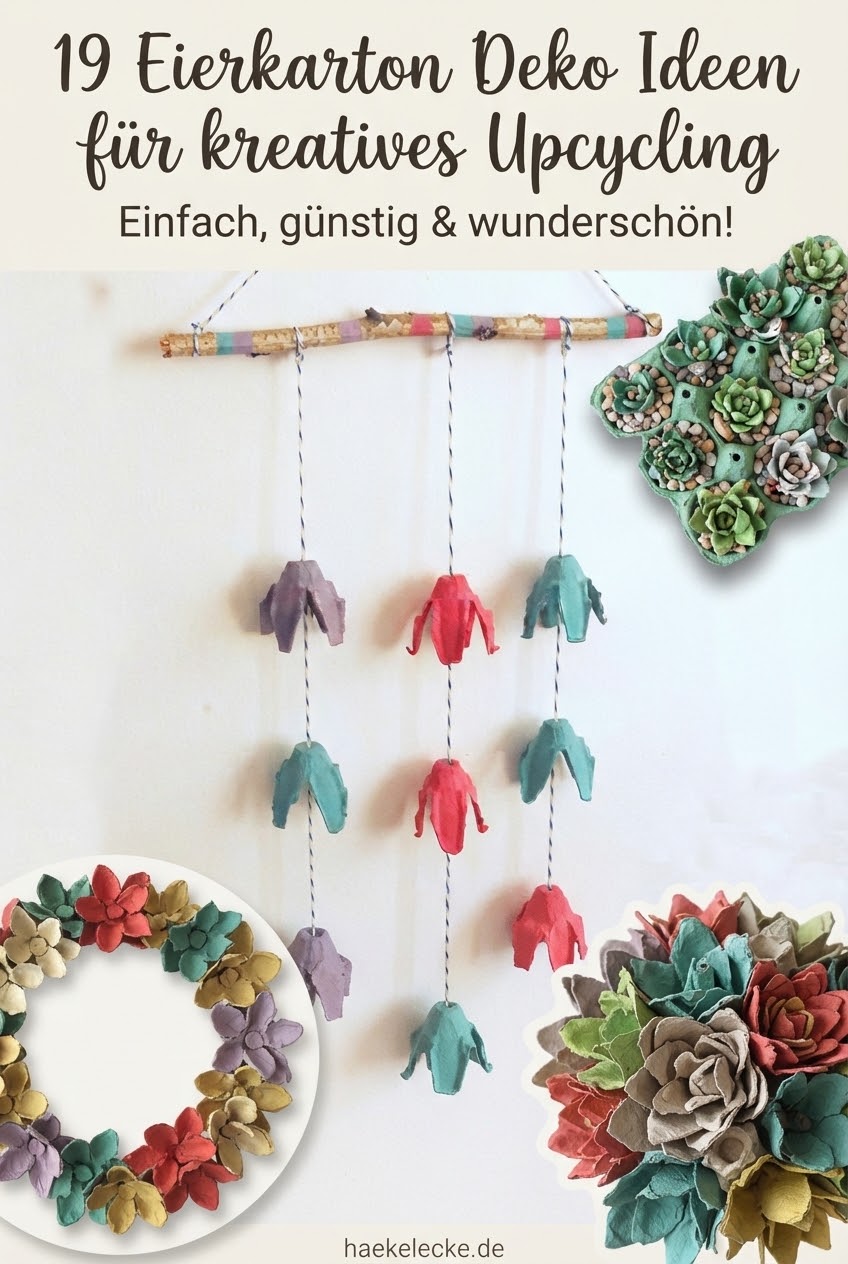 19 Eierkarton Deko Ideen für kreatives Upcycling