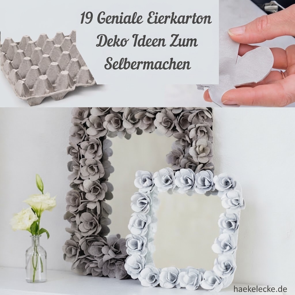 19 Geniale Eierkarton Deko Ideen Zum Selbermachen