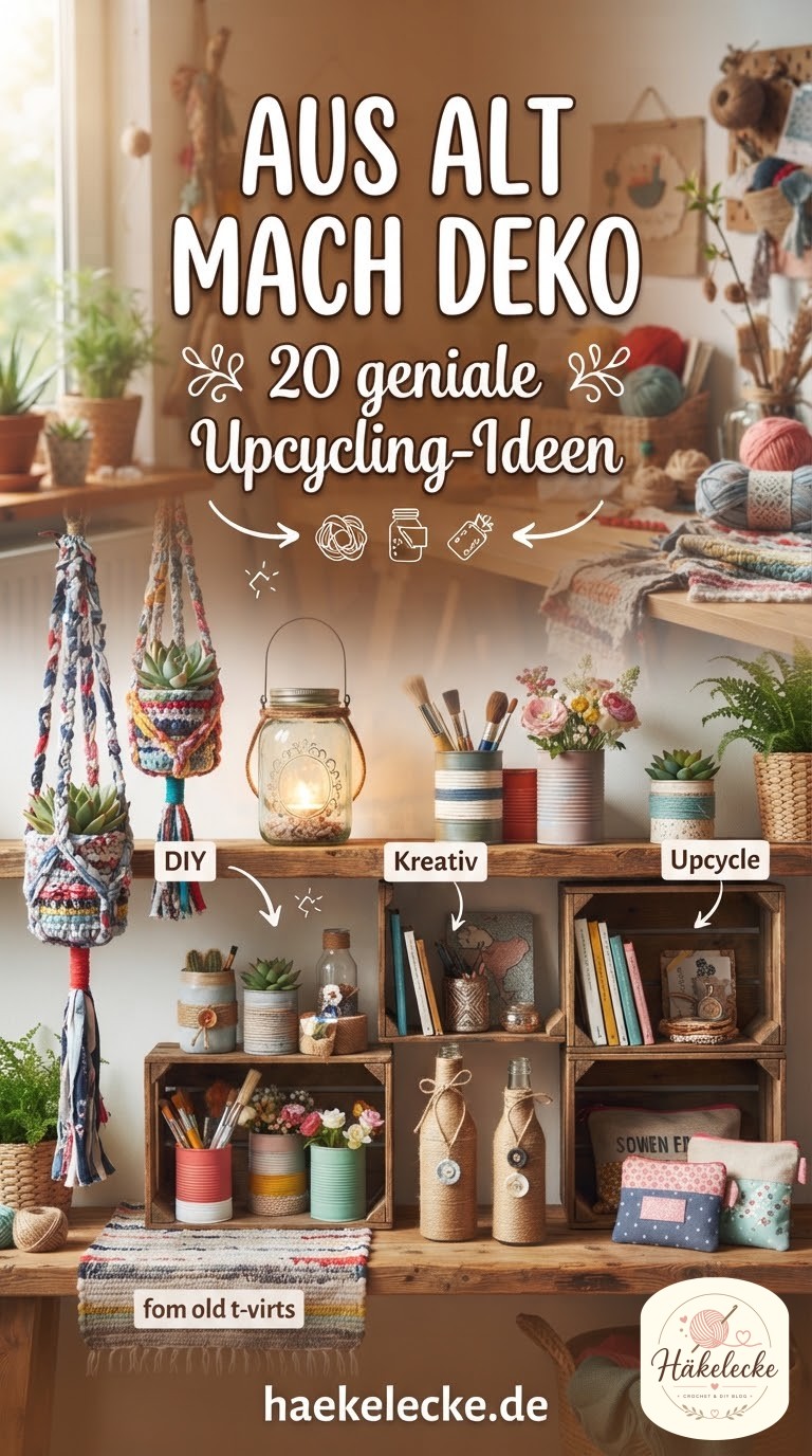 Aus Alt mach Deko: 20 geniale Upcycling-Ideen