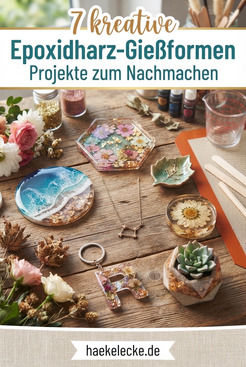 7 kreative Epoxidharz-Gießformen Projekte zum Nachmachen