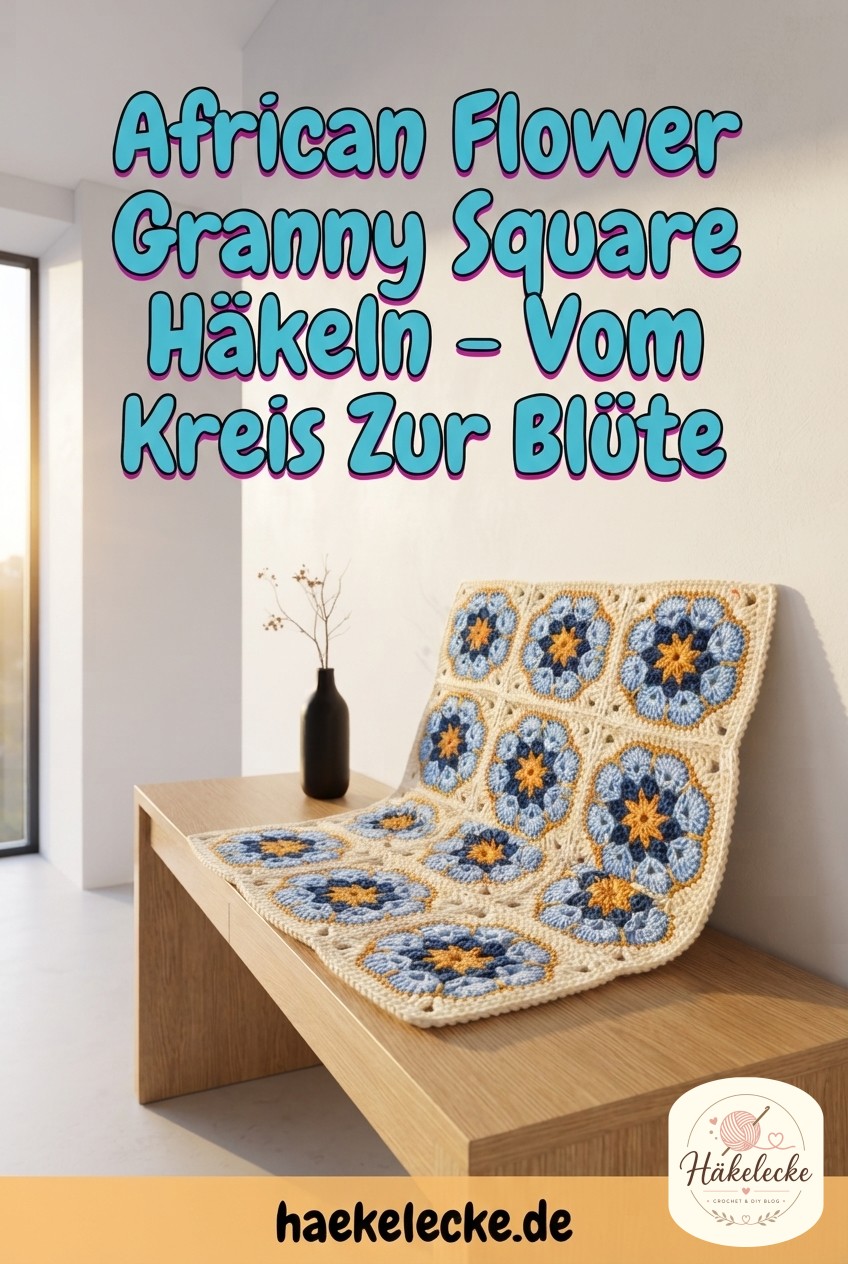 African Flower Granny Square Häkeln - Vom Kreis Zur Blüte