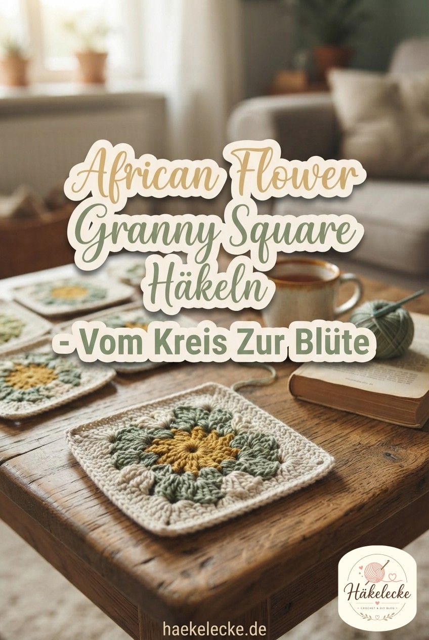 African Flower Granny Square Häkeln - Vom Kreis Zur Blüte