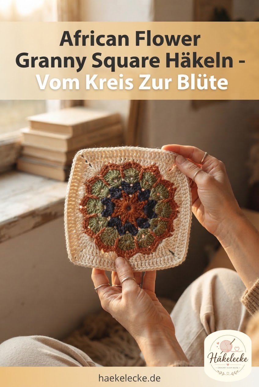 African Flower Granny Square Häkeln - Vom Kreis Zur Blüte