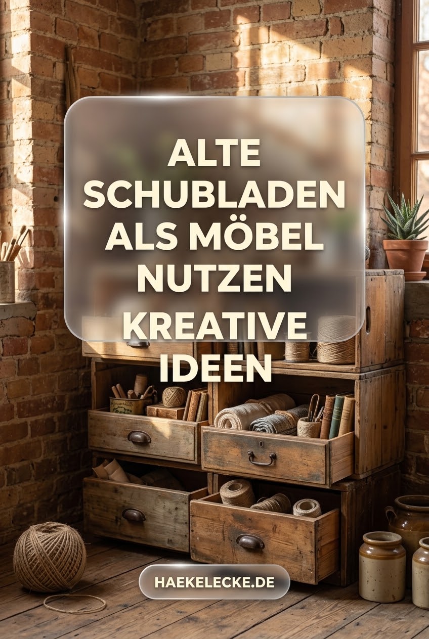 Alte Schubladen als Möbel nutzen kreative Ideen