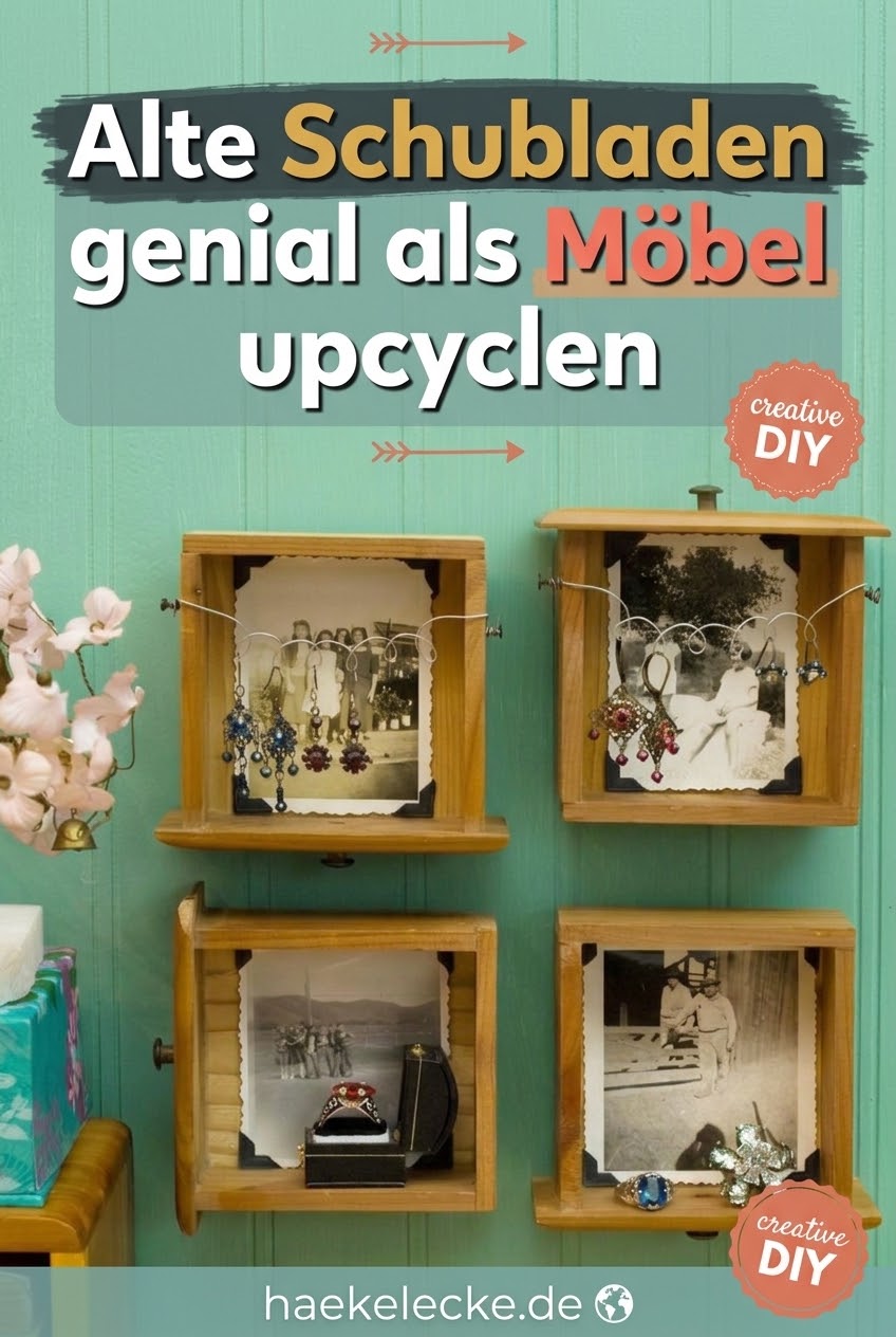Alte Schubladen genial als Möbel upcyclen