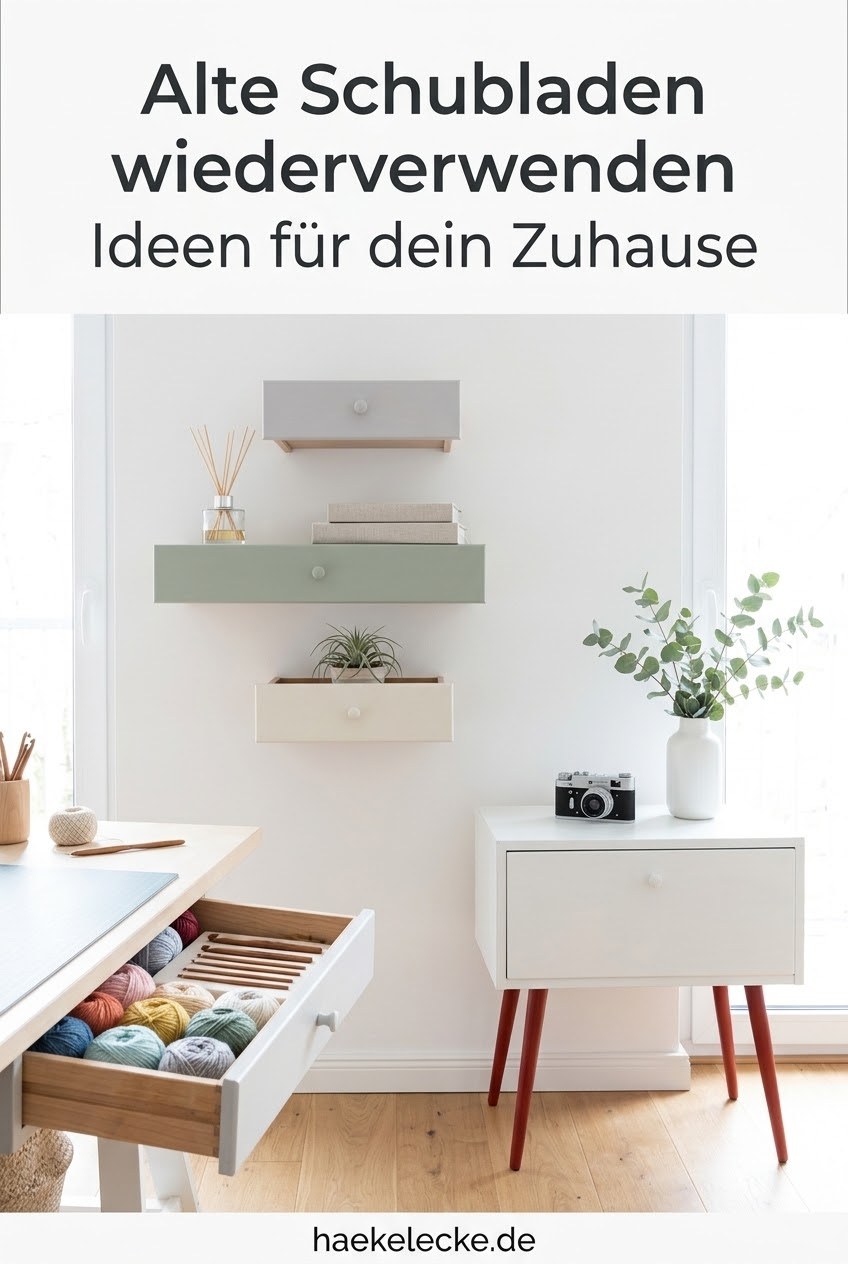 Alte Schubladen wiederverwenden Ideen für dein Zuhause