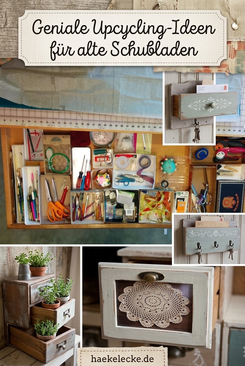 Geniale Upcycling-Ideen für alte Schubladen