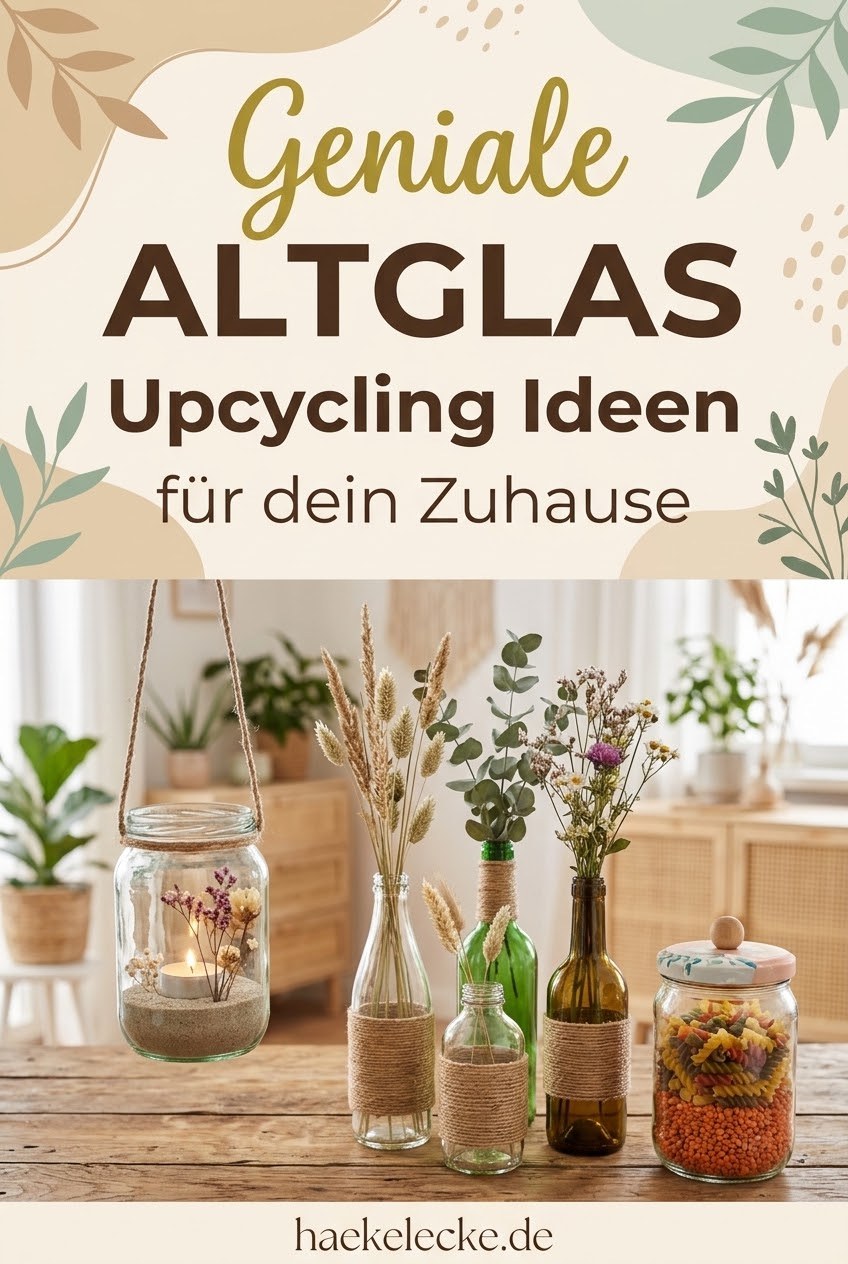 Geniale Altglas Upcycling Ideen für dein Zuhause