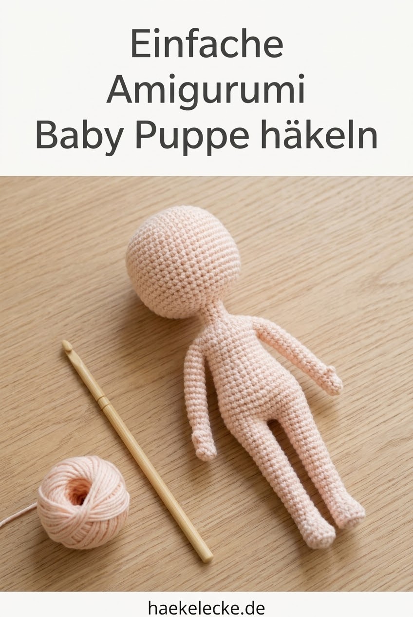 Einfache Amigurumi Baby Puppe häkeln
