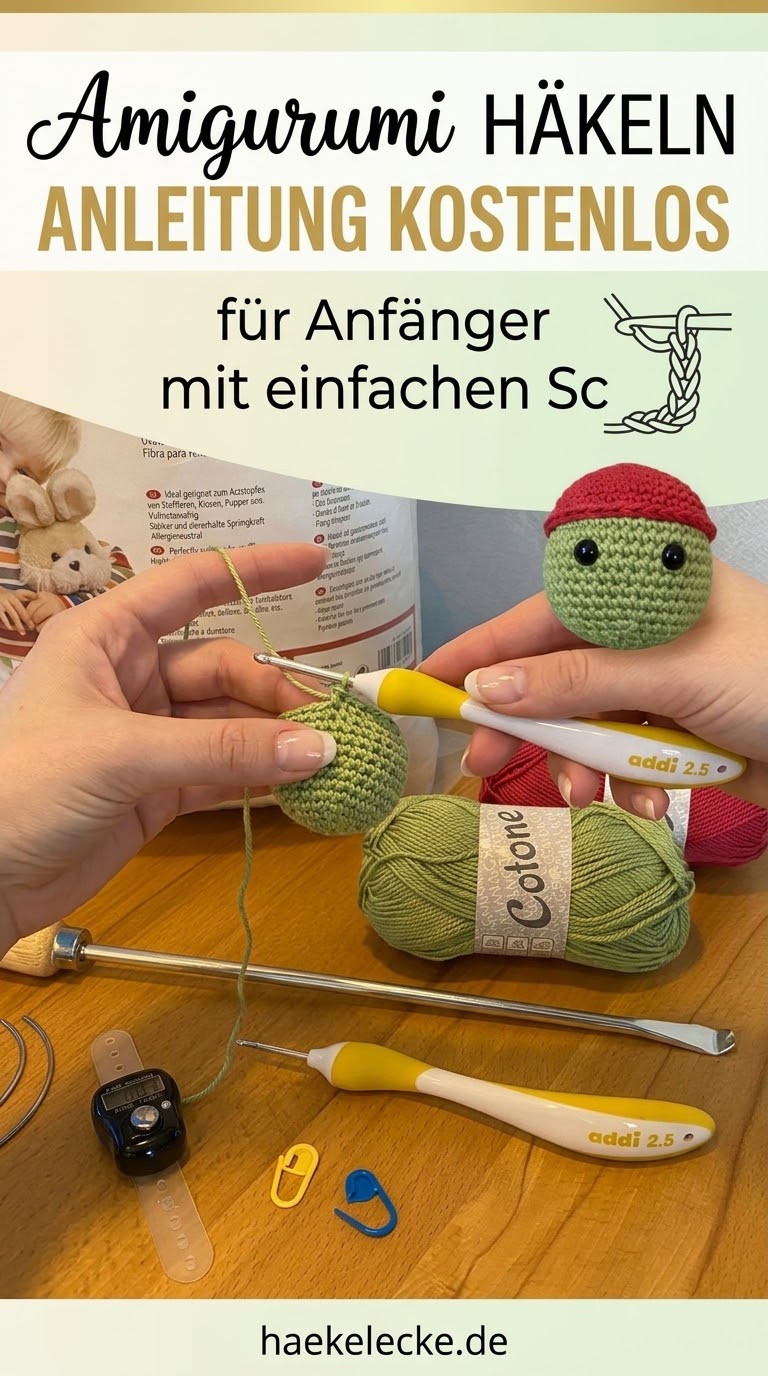 Amigurumi häkeln Anleitung kostenlos für Anfänger mit einfachen Schritten