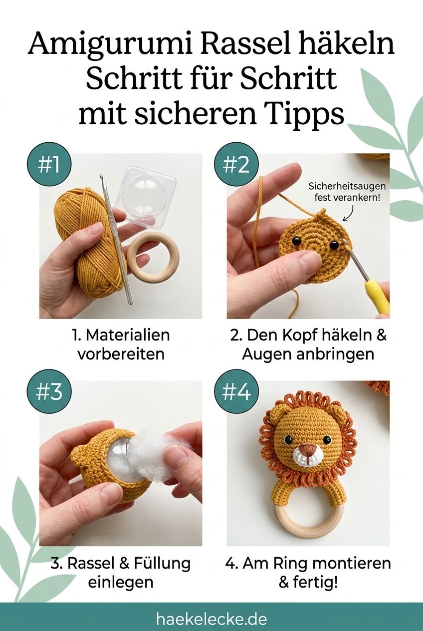 Amigurumi Rassel häkeln Schritt für Schritt mit sicheren Tipps