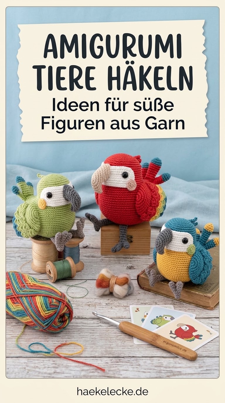 Amigurumi Tiere häkeln Ideen für süße Figuren aus Garn